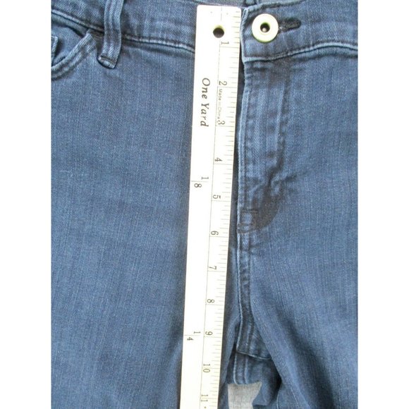Tommy Hilfiger Jeans Womens 14 Blue Mid Rise Greenwich Skinny Stretch Denim - Picture 4 of 11